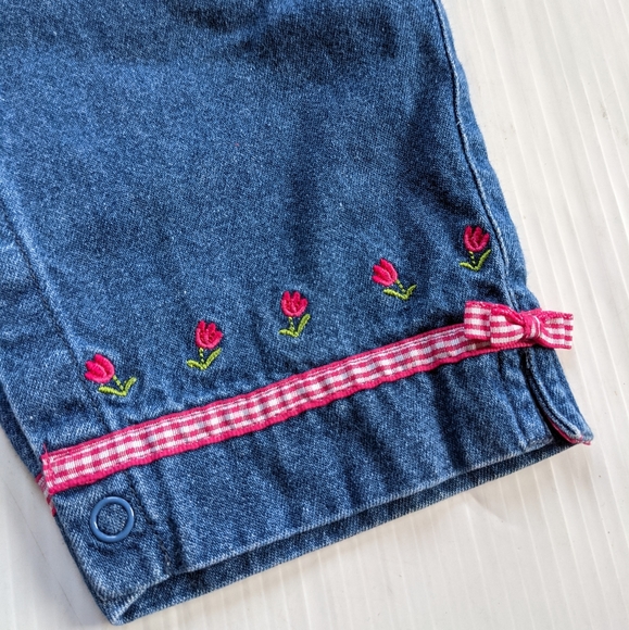 VINTAGE Buster Brown embroidered denim bib overall - Picture 5 of 10
